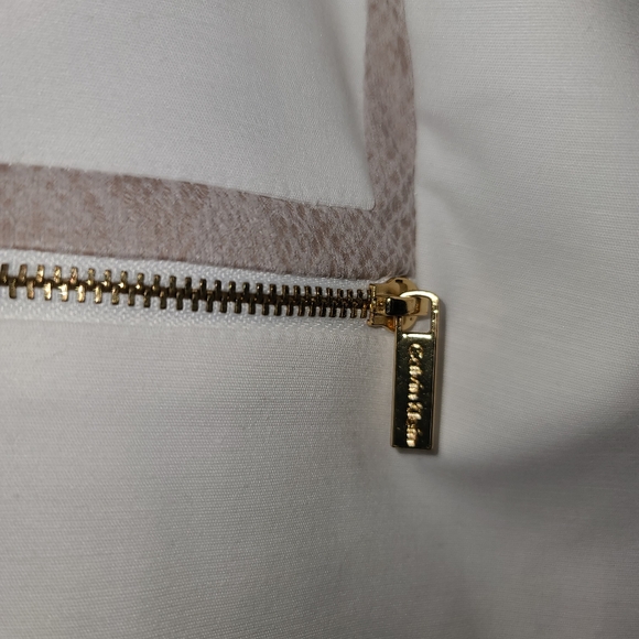 Calvin Klein Shift Dress Size 8 White Ivory - Picture 10 of 11